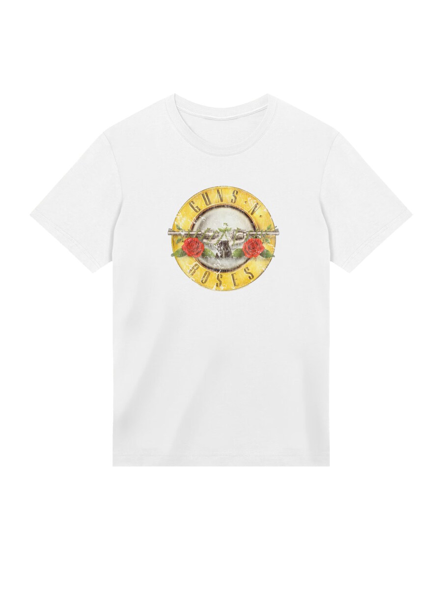 

Рубашка F4NT4STIC GunsnRoses Vintage Bullet Logo, белый