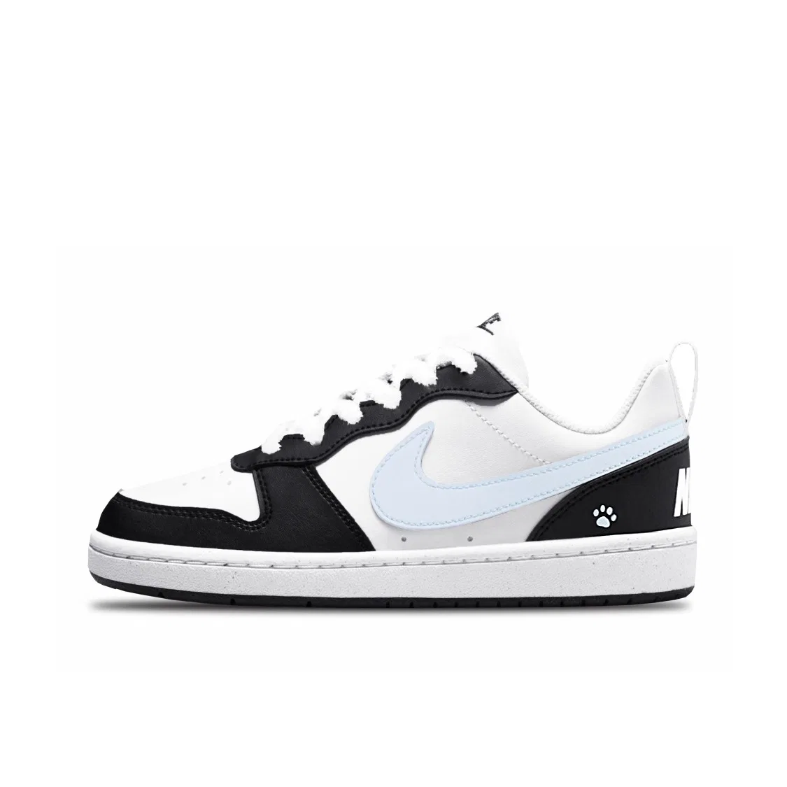 Детские скейтбординговые кроссовки Nike Court Borough Ice Blue Cat Paw EVA Black Blue