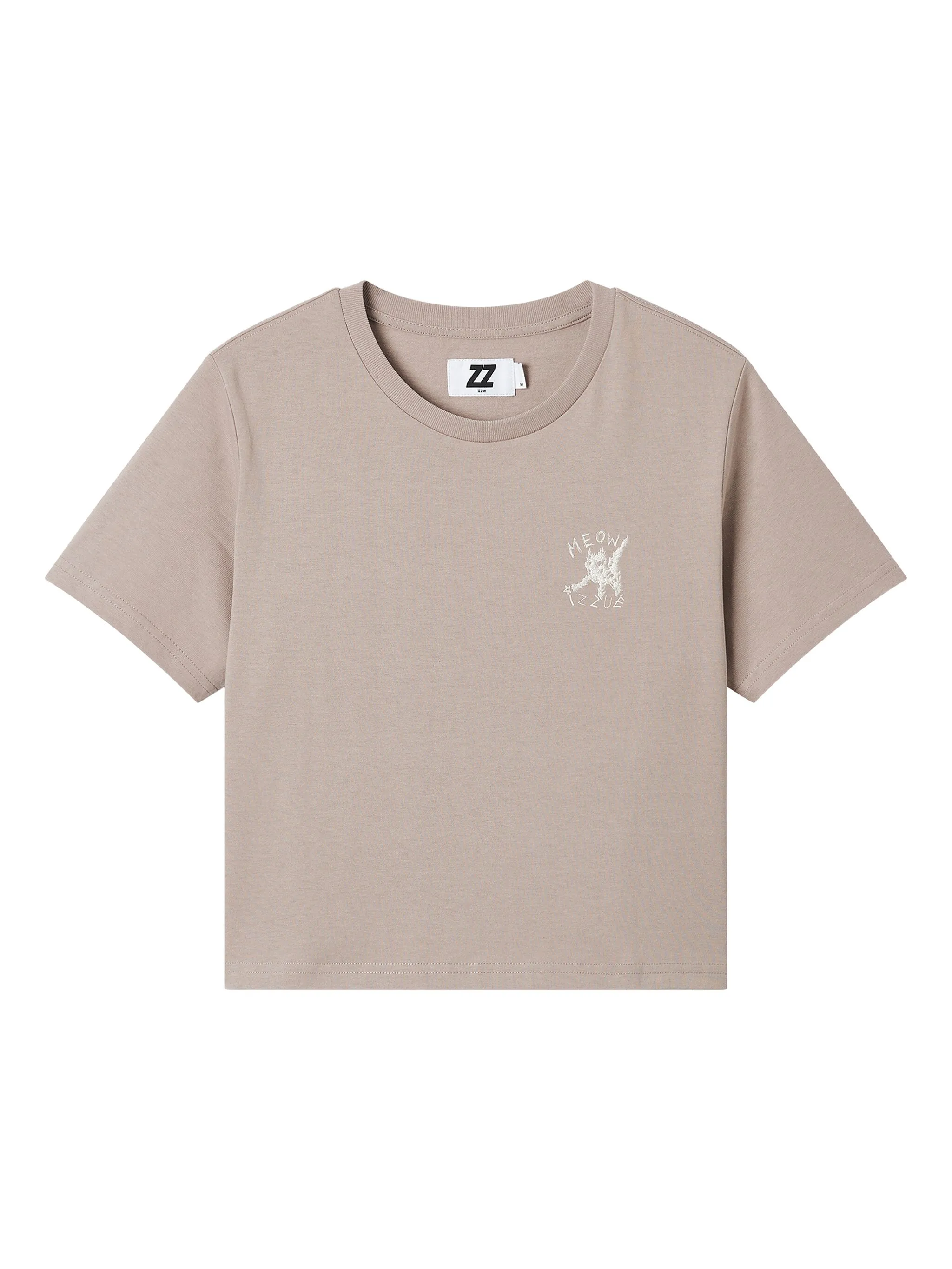 

Футболка с графичным принтом Izzue, бежевый