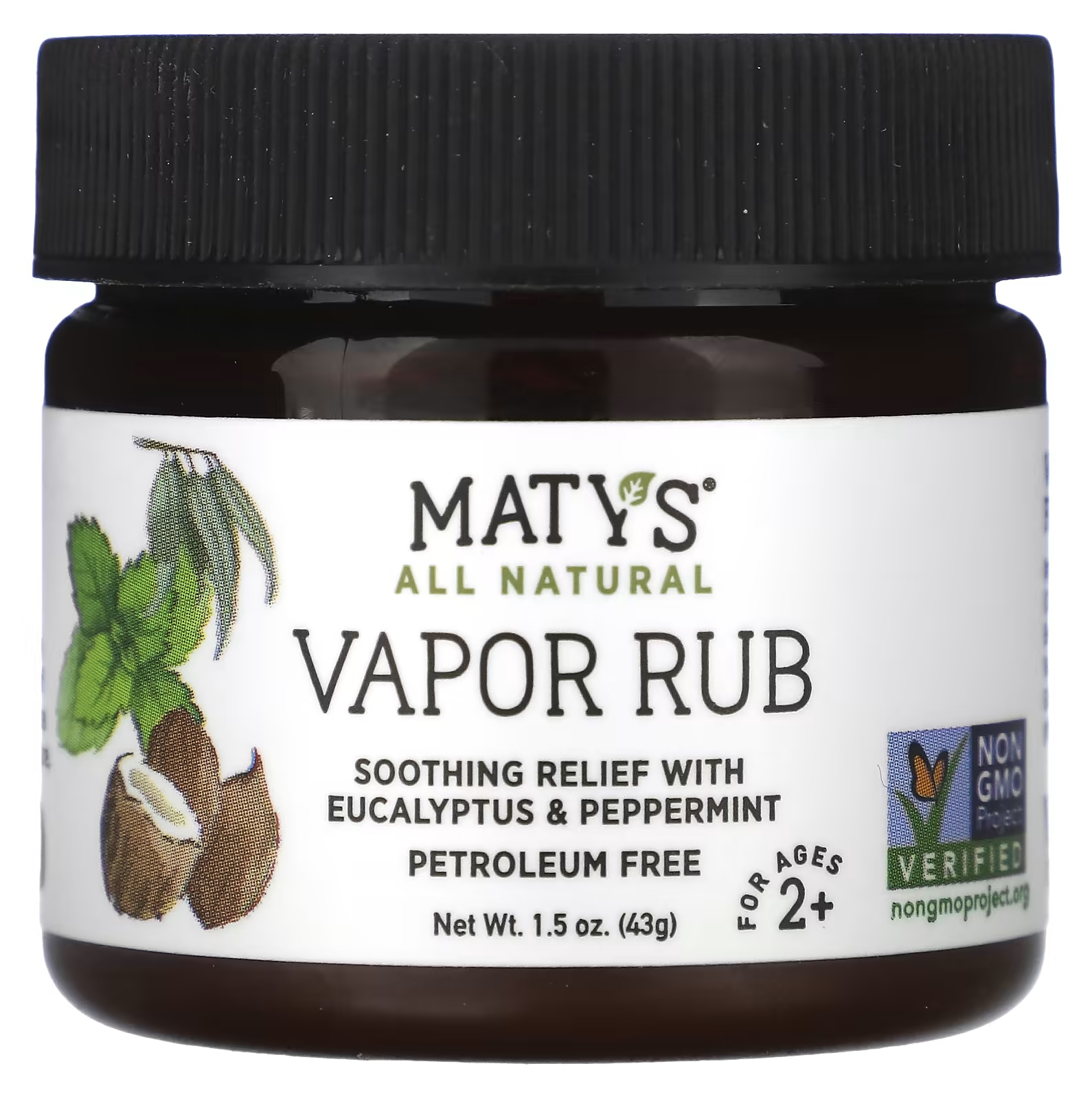 

Успокаивающее средство Maty's Vapor Rub для детей от 2 лет