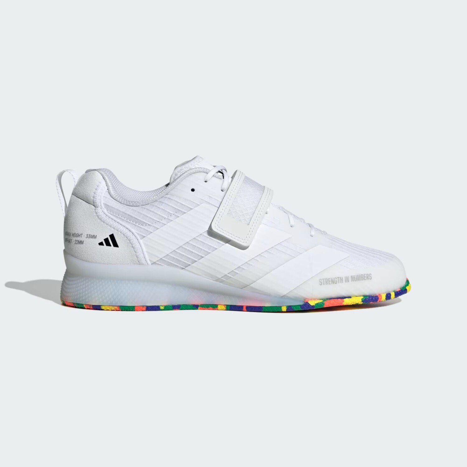 

Кроссовки Adipower Weightlifting 3 Adidas, цвет Cloud White/Cloud White/Core Black