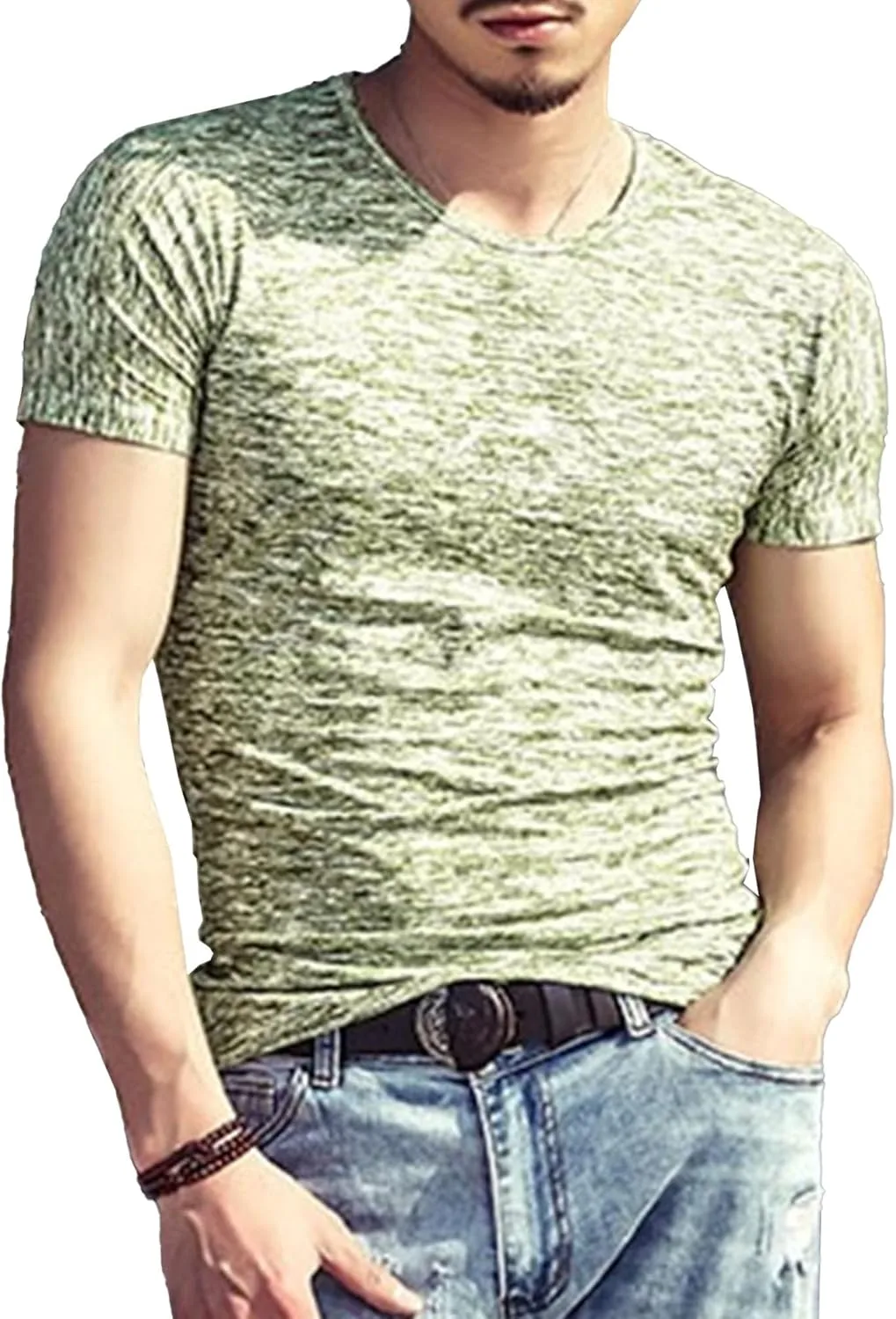 

Мужская футболка для тренировок Slim Fit, влагоотводящая Maiyifu-GJ