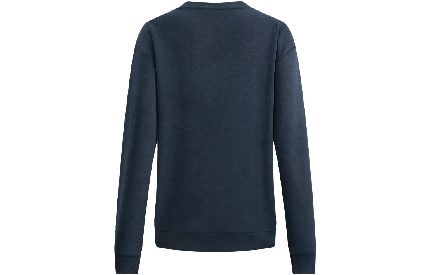 EMPORIO ARMANI Толстовка EA7 FW23 женская navy blue — фото 4