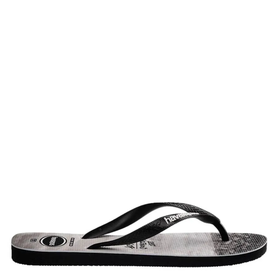 Вьетнамки Havaianas Top с фотопринтом, черно-белый