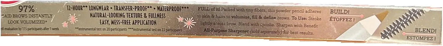 Карандаш для бровей Benefit Gi ммe Brow+ 2.5 neutral blonde — фото 3