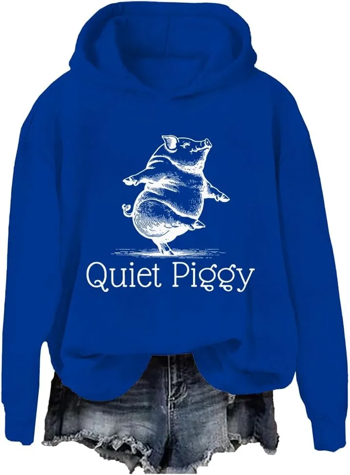 

Толстовка Quiet Piggy с длинными рукавами