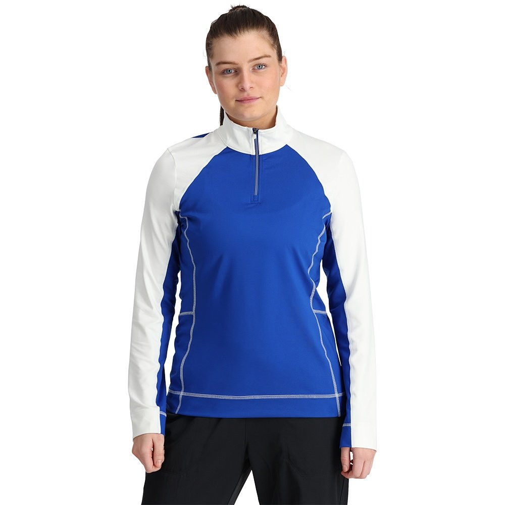 

Куртка-полупильник Spyder Savona с молнией до середины груди (женская), Electric Blue