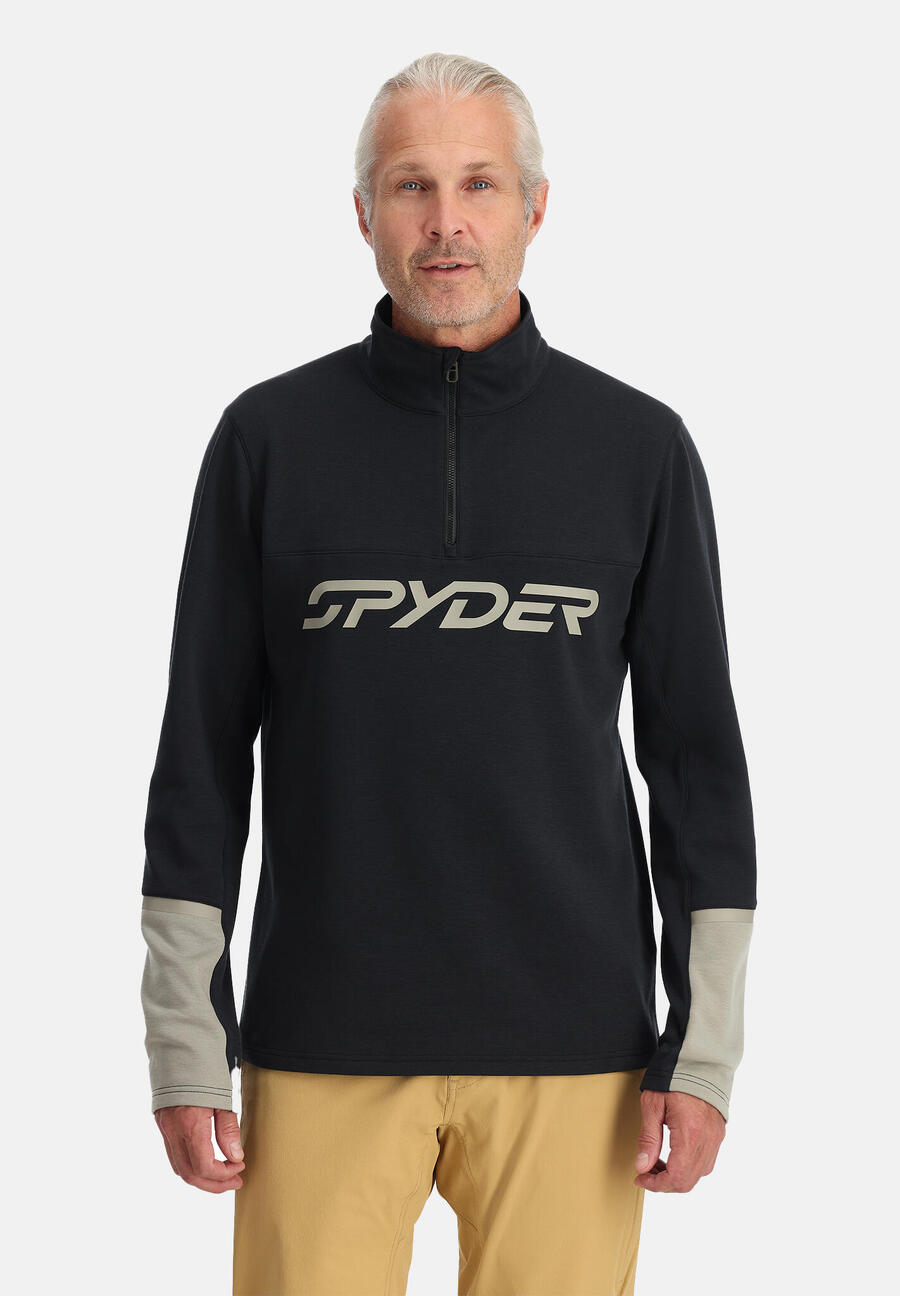 

SPYDER Мужской лыжный свитер на молнии – флис Speed