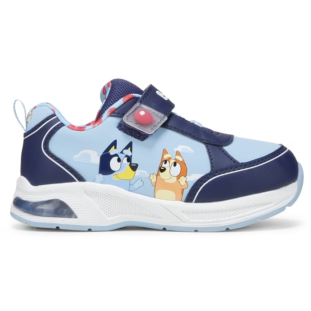 Детские кроссовки с подсветкой Bluey для малышей, blue multi — фото 2