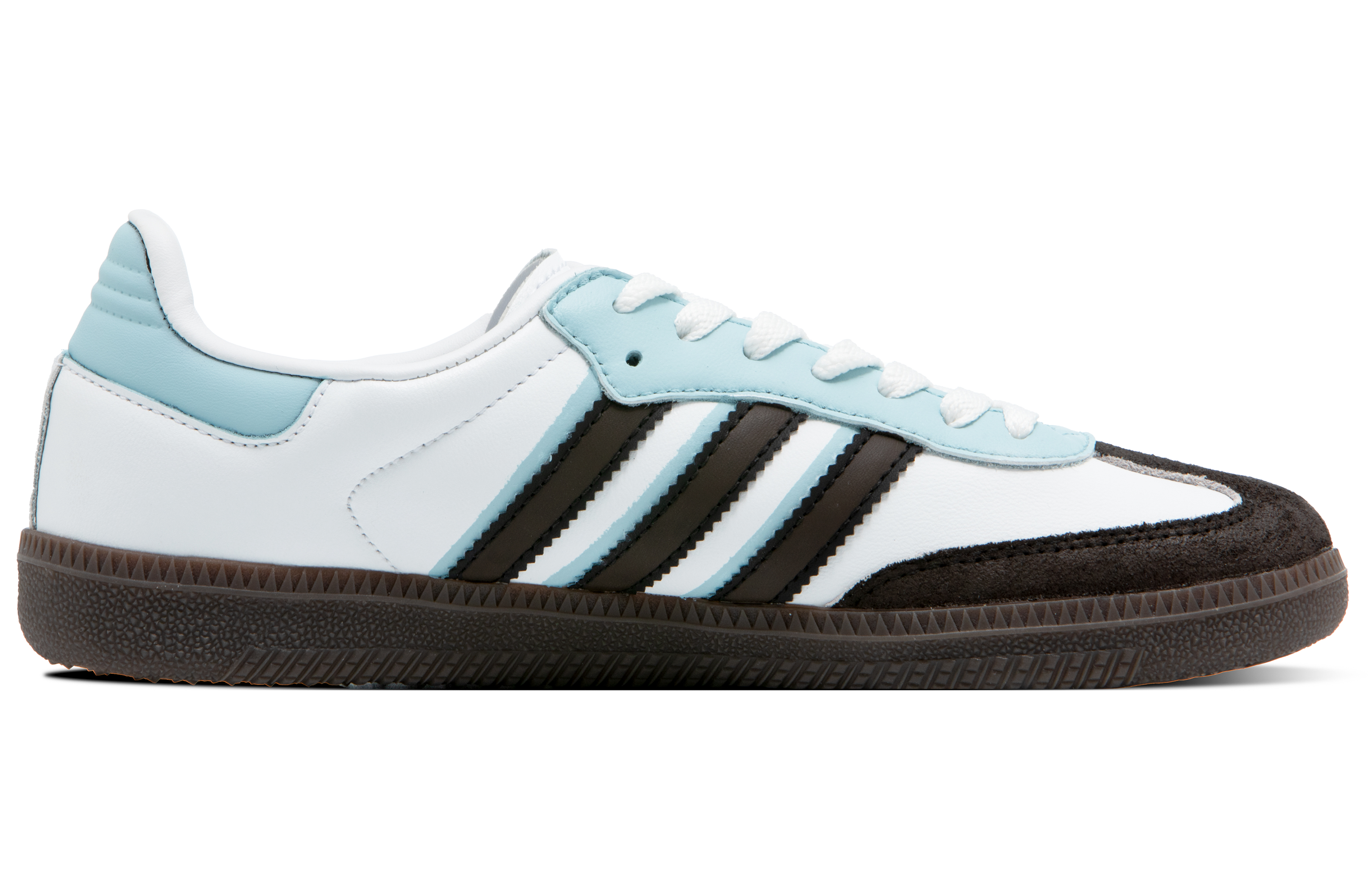 Кроссовки adidas Samba Skateboarding Shoes Unisex Low-top Black/white/blue, белый