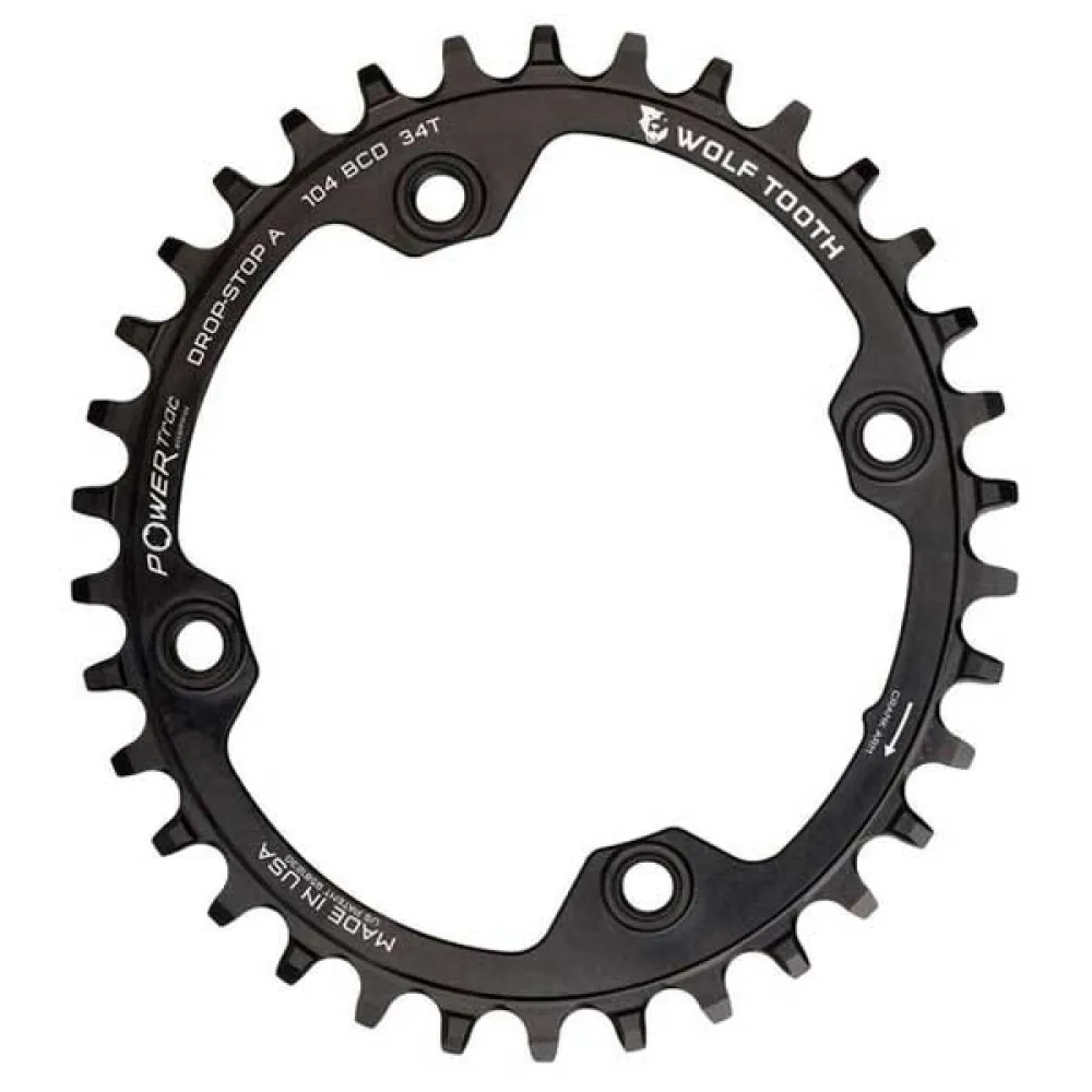 

Звездочка Wolf Tooth Drop B 104 BCD oval, серебряный
