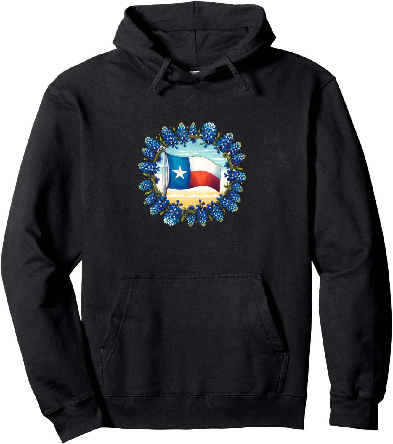 

Толстовка с капюшоном «Голубая шляпка» штата Техас Bluebonnets Bless Texas, Синий, Толстовка с капюшоном «Голубая шляпка» штата Техас Bluebonnets Bless Texas