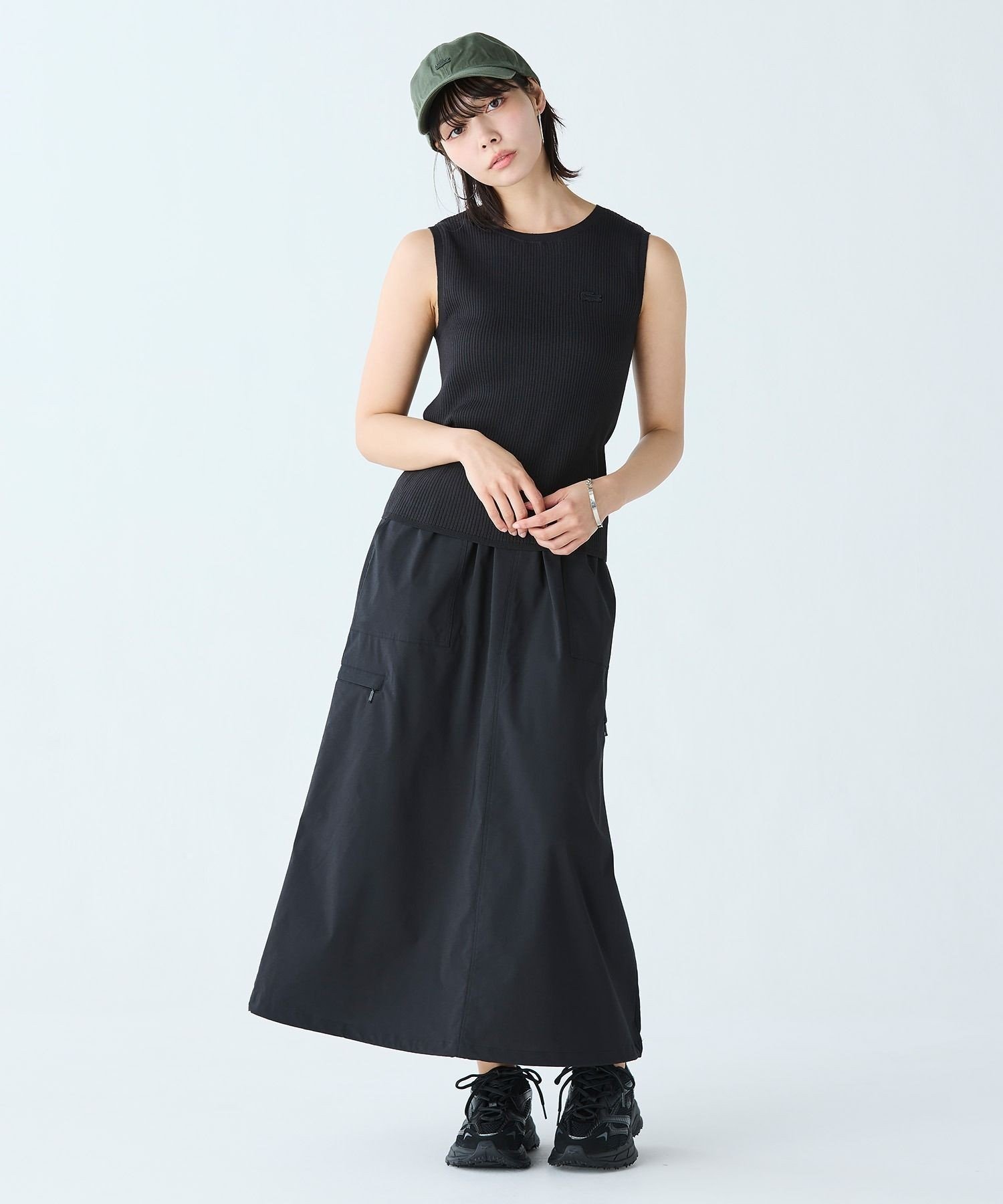 Майка LACOSTE Coolmax Black с УФ-защитой — фото 3