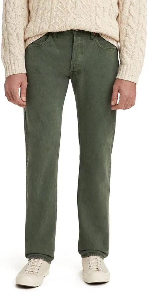 Джинсы Levi's Thyme Garment Dye Green — фото 2