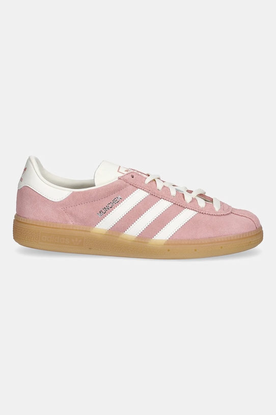 Замшевые кроссовки Muenchen Adidas Originals, розовый — фото 2