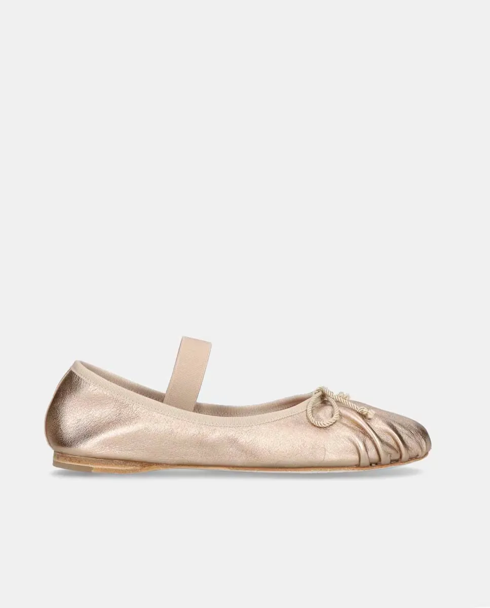 

Женские балетки Lea из кожи наппа с эффектом металлик Pretty Ballerinas, цвет Maquillaje