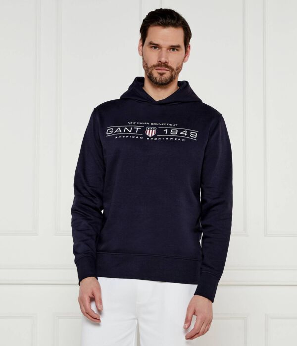 

Графический свитер Regular fit Gant, синий