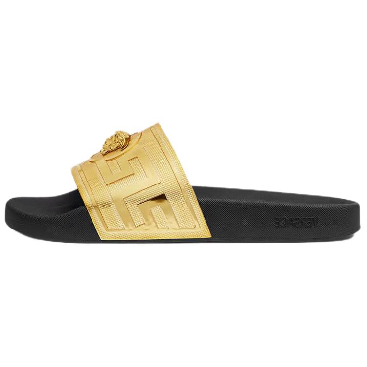Сланцы La Medusa Slide мужские Gold VERSACE, золотой — фото 3