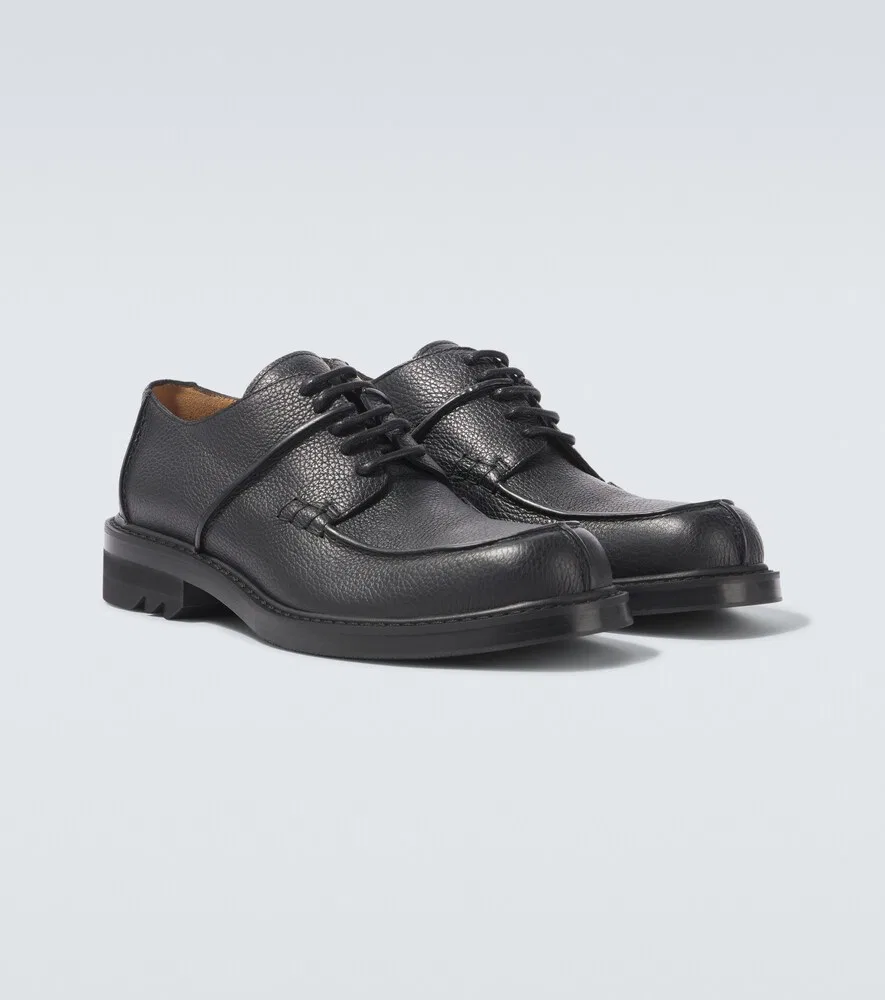 Кожаные броги Dries Van Noten, черный