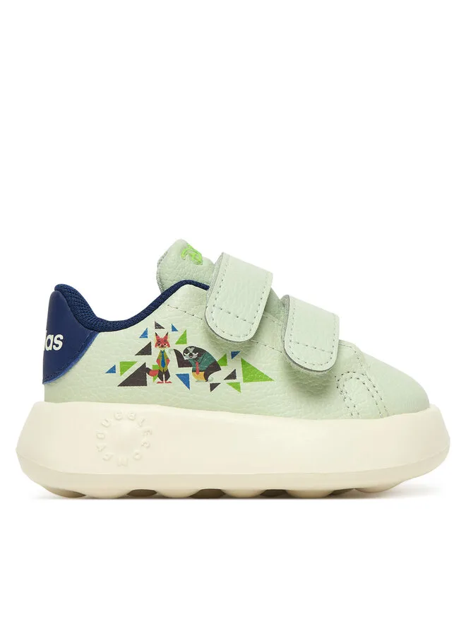 Adidas Кроссовки Disney Advantage JQ4376 зеленого цвета