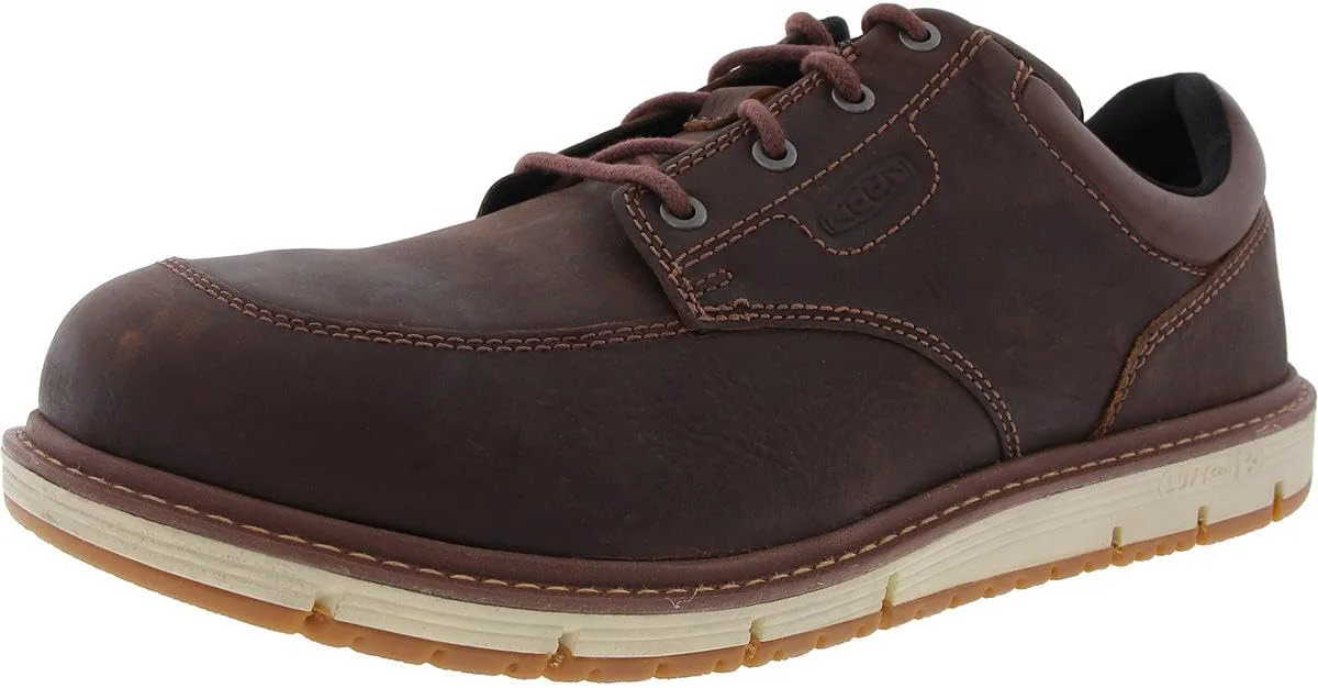 

Мужские рабочие туфли KEEN Utility San Jose Oxford с низким профилем и защитным носком из легированного металла, от белого