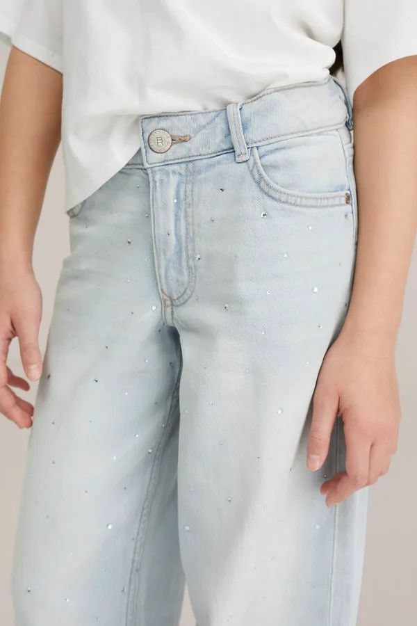 Джинсы свободного кроя blue ridge We Fashion, Light Blue — фото 3