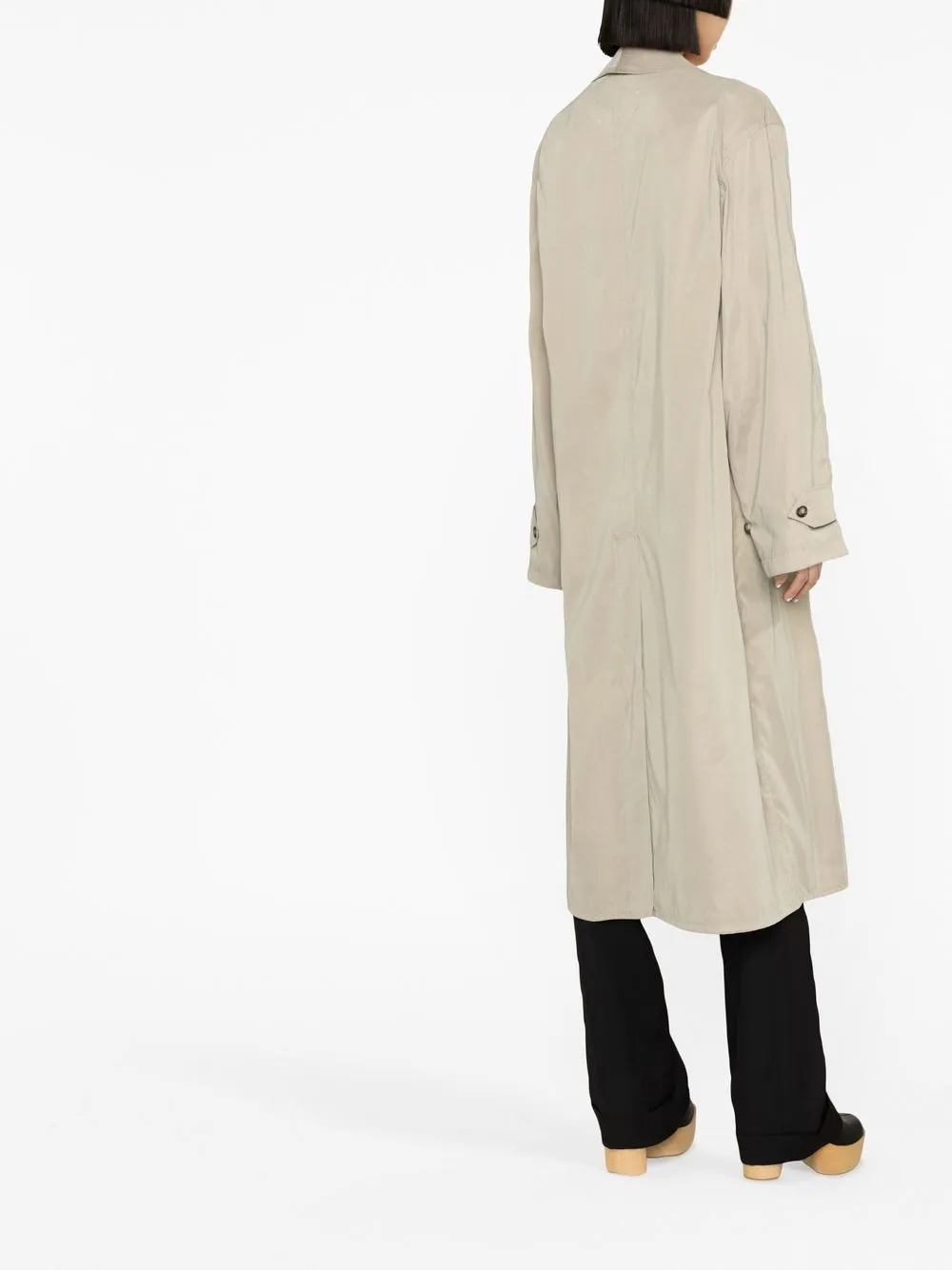 Однобортное пальто Peached MAISON MARGIELA, нейтральный — фото 4