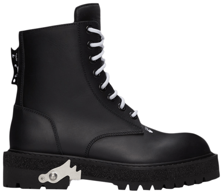 

Ботинки Off-White Sponge Combat Boot 'Black', черный