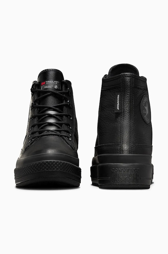 Кожаные кроссовки Chuck Taylor All Star Equip Waterproof Converse, черный — фото 3