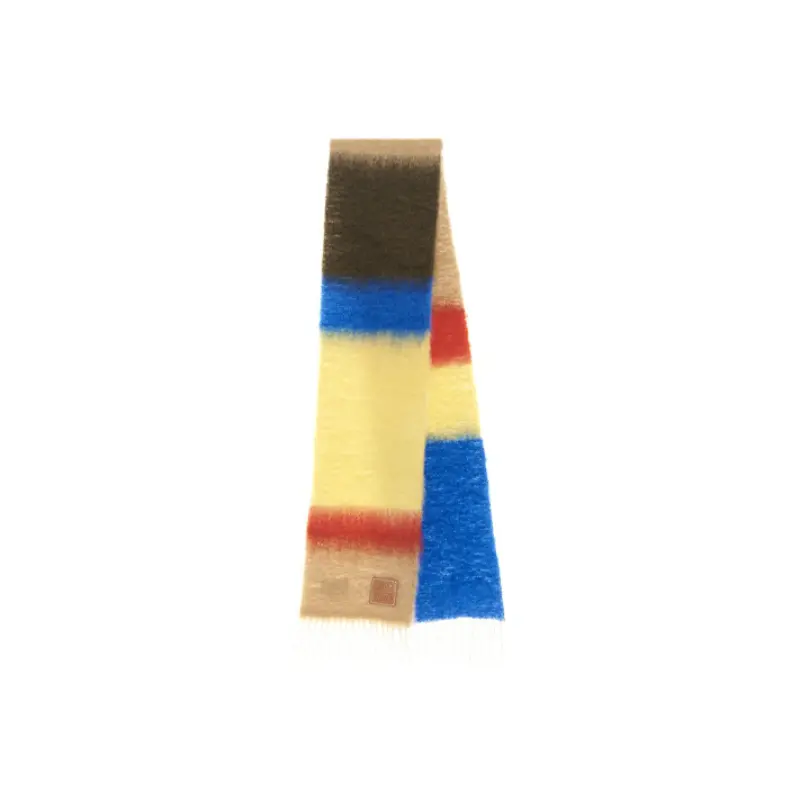 

LOEWE Мохеровый шарф в полоску, Multicolor