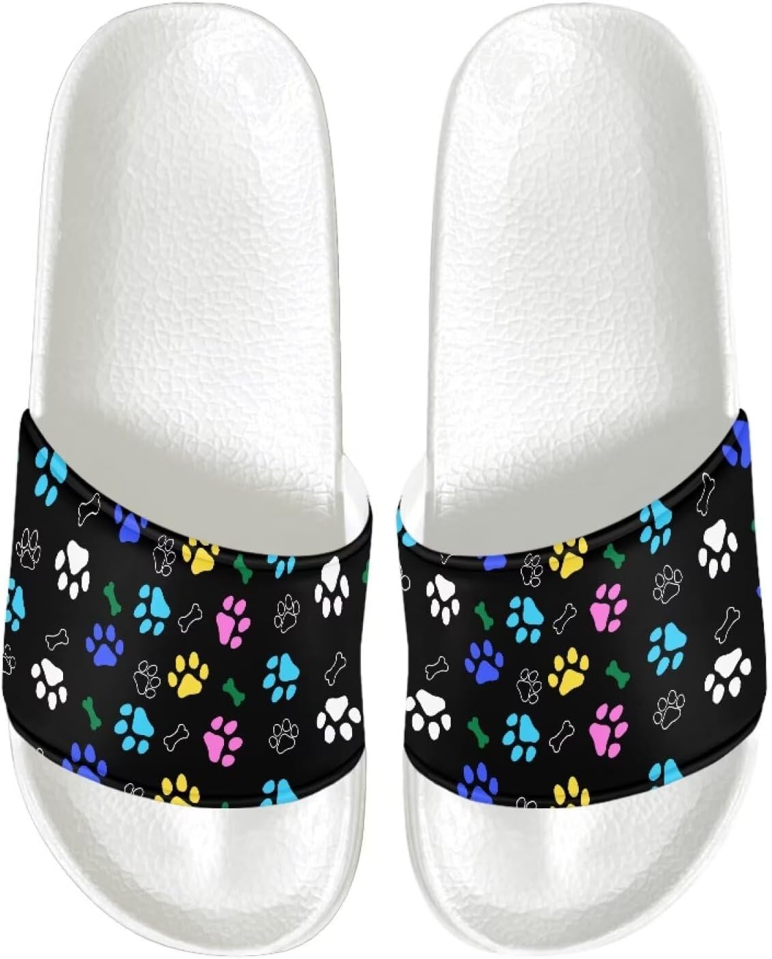 

Сандалии JUDENTIDOS с открытым носком, шлепанцы для душа, нескользящие, из EVA, для женщин, Colorful Paws