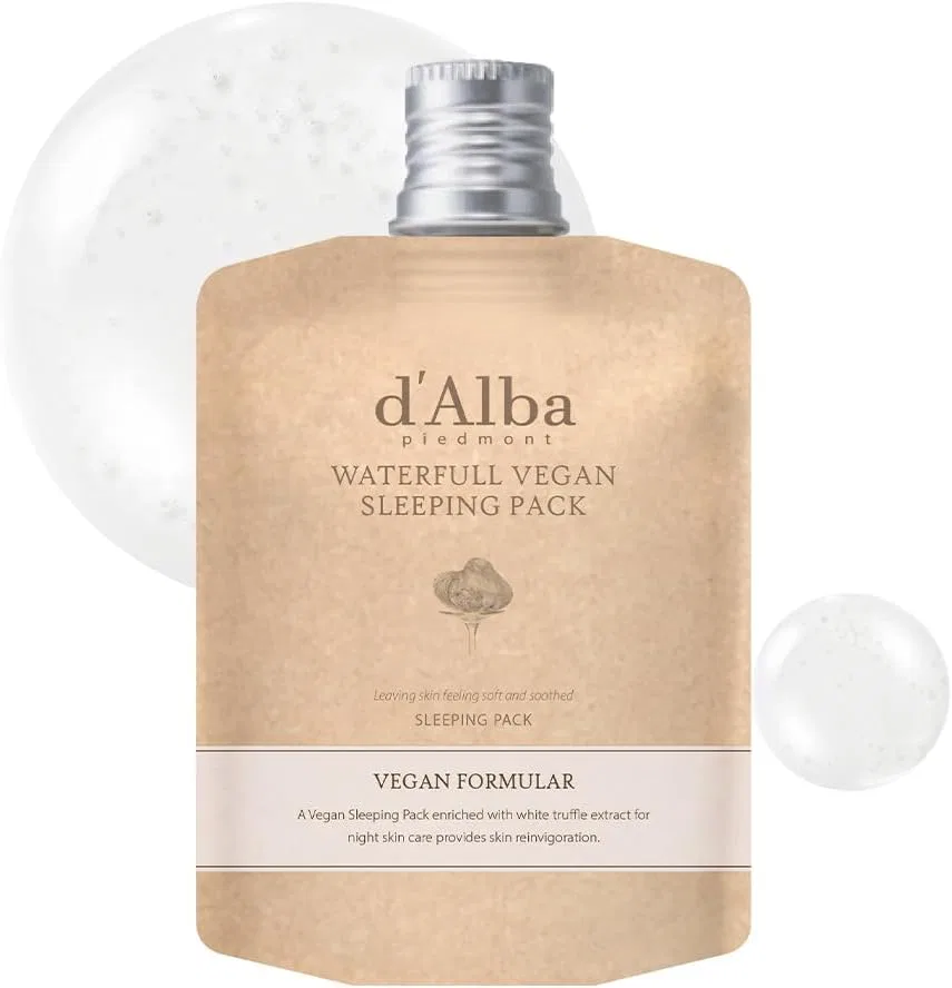 Ночная маска D'Alba Waterful Vegan Sleeping Pack с итальянским трюфелем, 60 мл D'Alba Piedmont