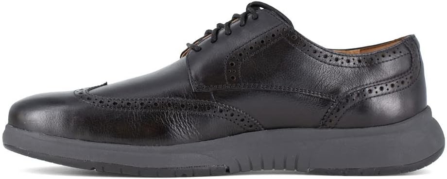 Мужские оксфорды Florsheim Work Flair Wingtip Oxford ST, черный — фото 4