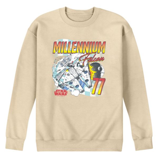 

Мужская флисовая толстовка Millennium Falcon Racing Crew Star Wars, бежевый