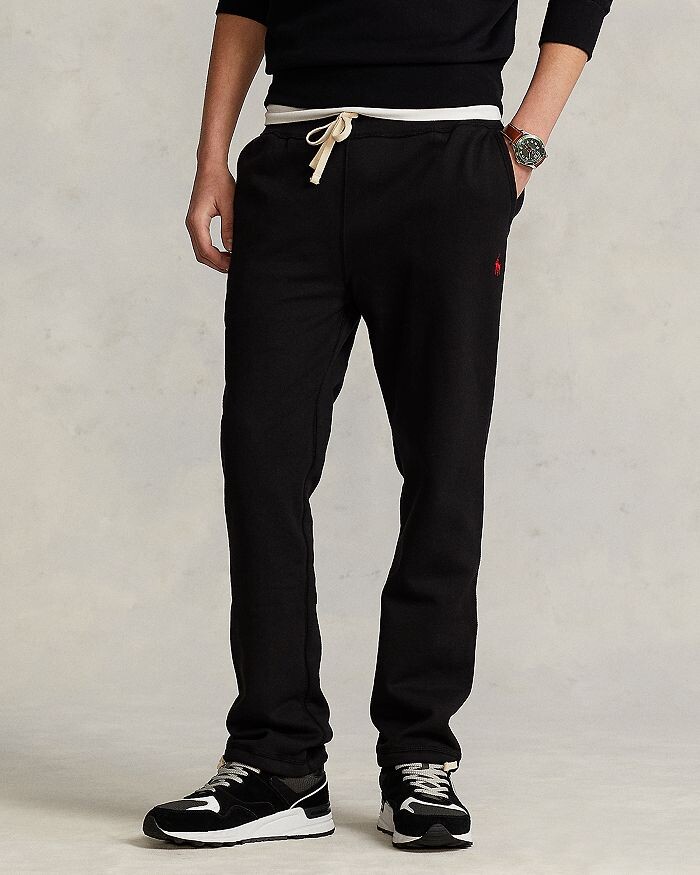 Флисовые брюки классического кроя с кулиской Polo Ralph Lauren — фото 3