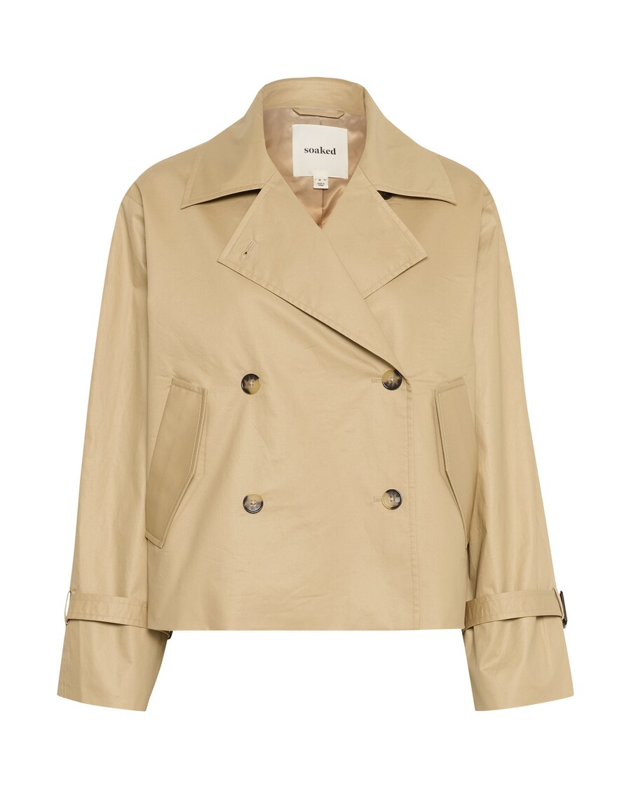

Куртка межсезонная SOAKED IN LUXURY Favne, бежевый