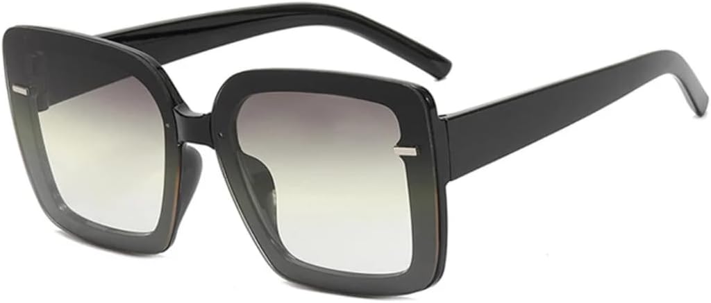 

Солнцезащитные очки с защитой UV400 | Легкая оправа с заклепками | Цветные линзы | Для женщин и мужчин | Для занятий спортом на открытом воздухе и вождения DSVIGF, Black Gray Yellow