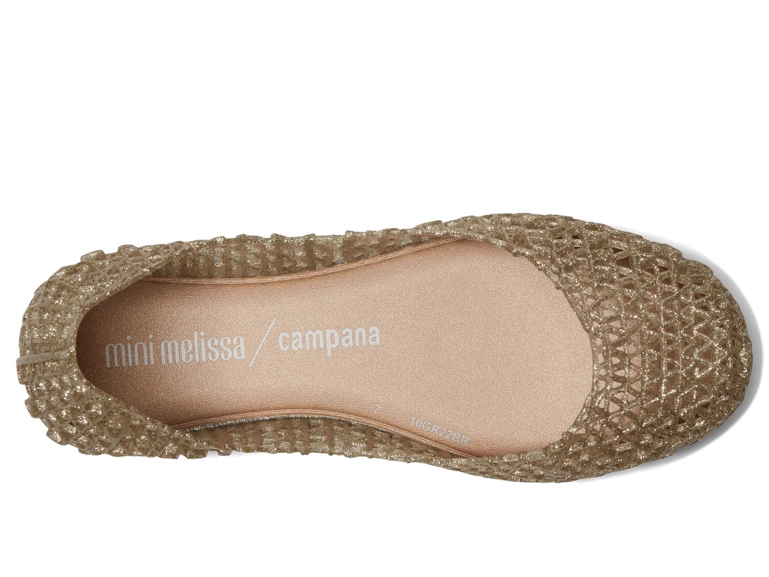 Обувь на низком каблуке Mini Melissa Campana Papel (Little Kid/Big Kid) — фото 4