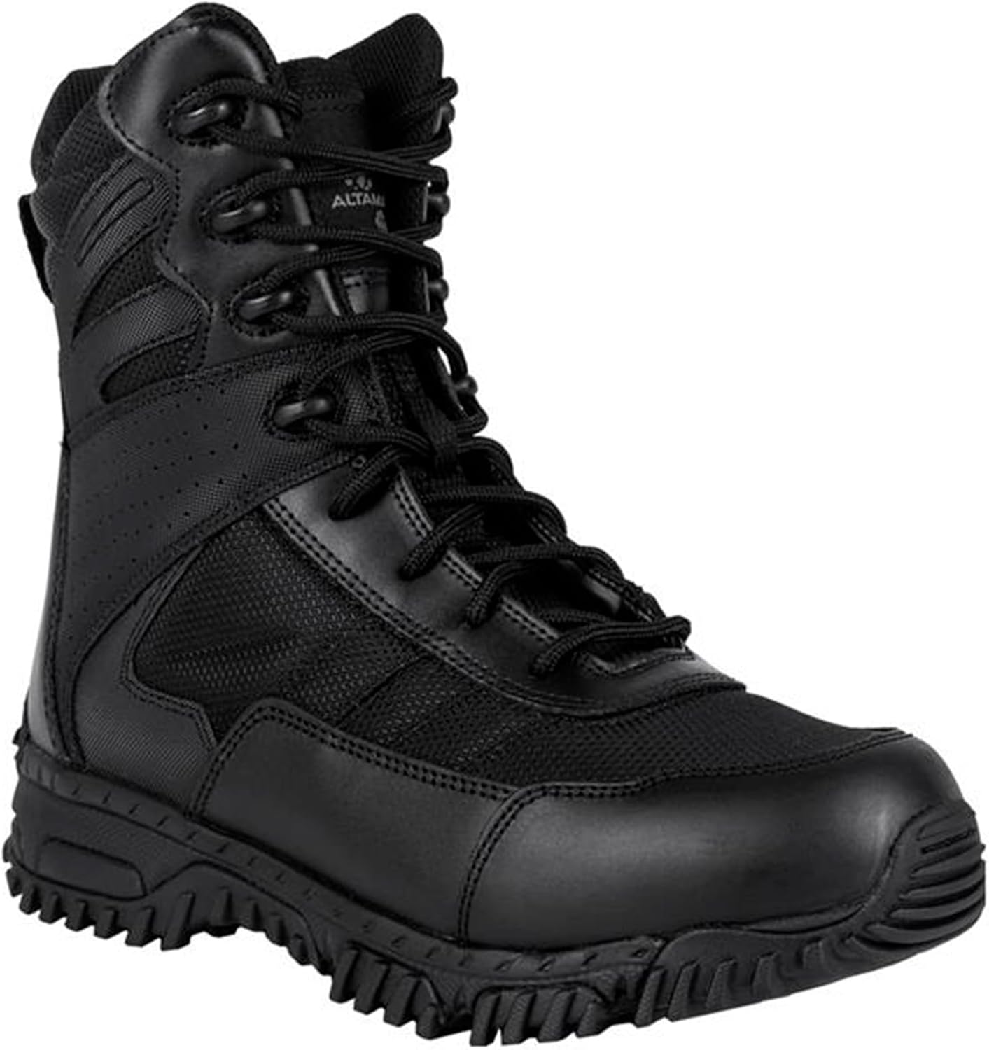 Ботинки Altama Unisex Vengeance SR 8 с боковой молнией, Легкие ботинки из натуральной кожи с текстильной подкладкой и язычком с жилеткой, черный — фото 2
