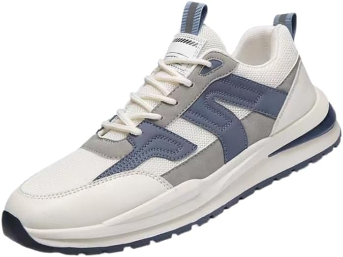 

Мужская обувь: спортивная обувь, дышащие и легкие кроссовки для бега, модная повседневная обувь, прочная рабочая обувь Hoalox, синий