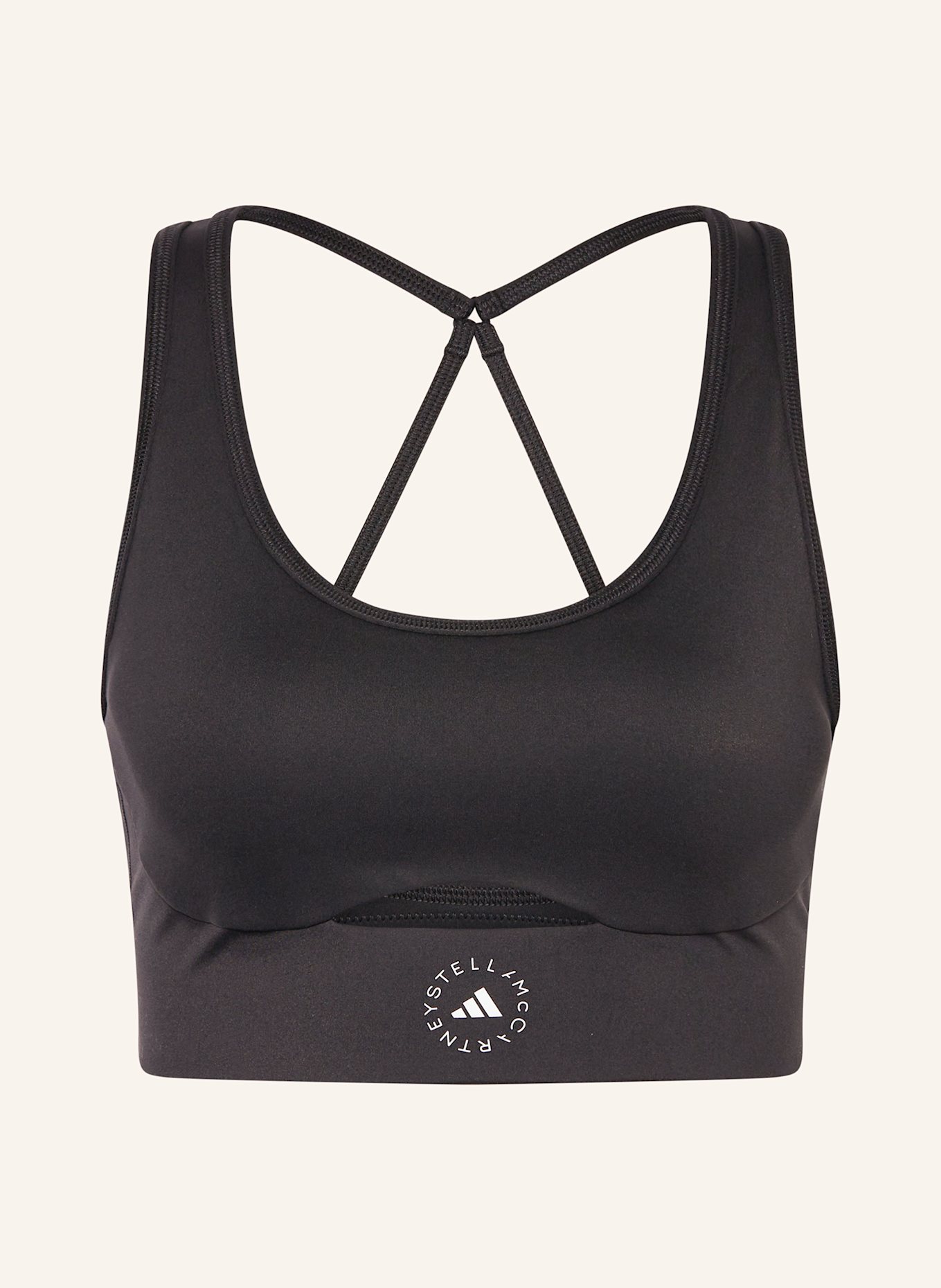 

Спортивный бюстгальтер adidas by stella mccartney true strength yoga Adidas By Stella Mccartney, черный