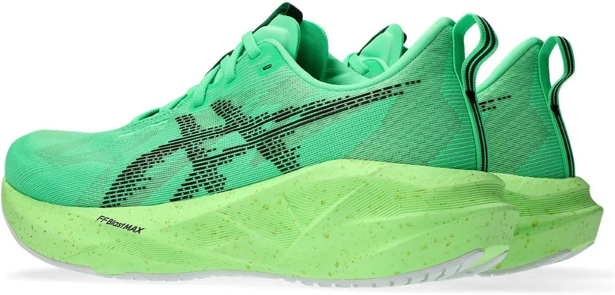 Женские беговые кроссовки ASICS Novablast 5, Vital Green Black — фото 2