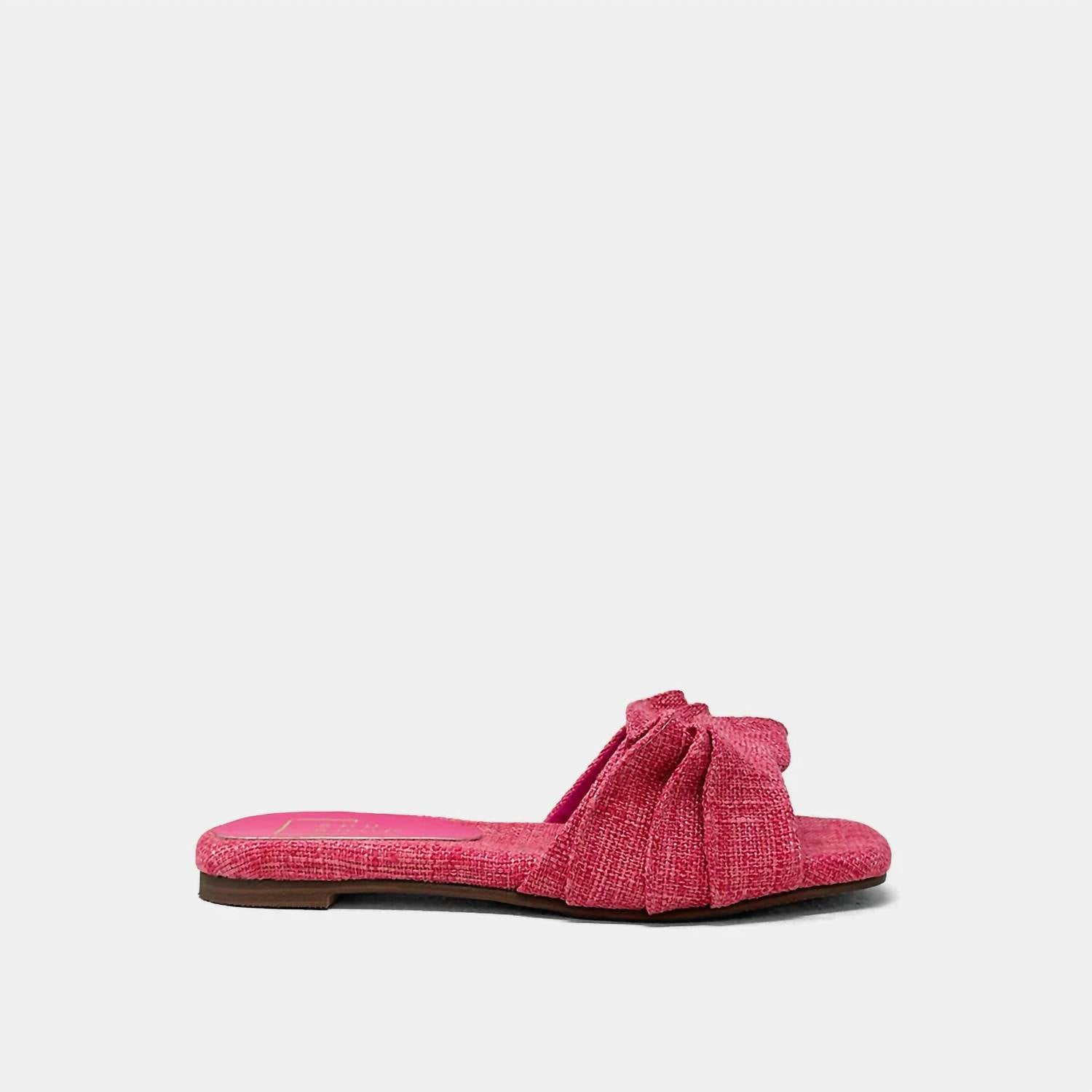Женские шлепанцы Daisy в розовом цвете SHU SHOP