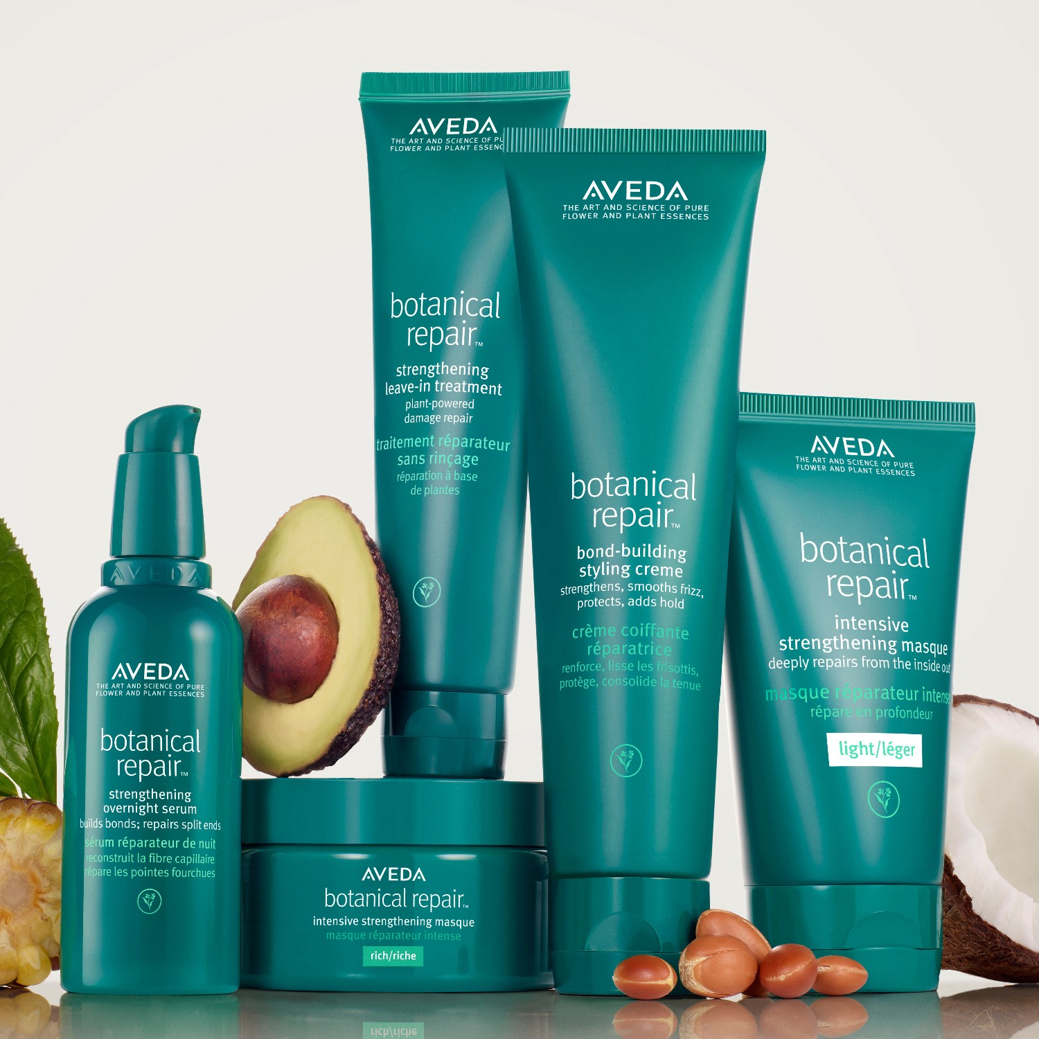 Кондиционер для волос reparatur & pflege botanical repair strengthening leave-in treatment Aveda, объем 100 мл — фото 4