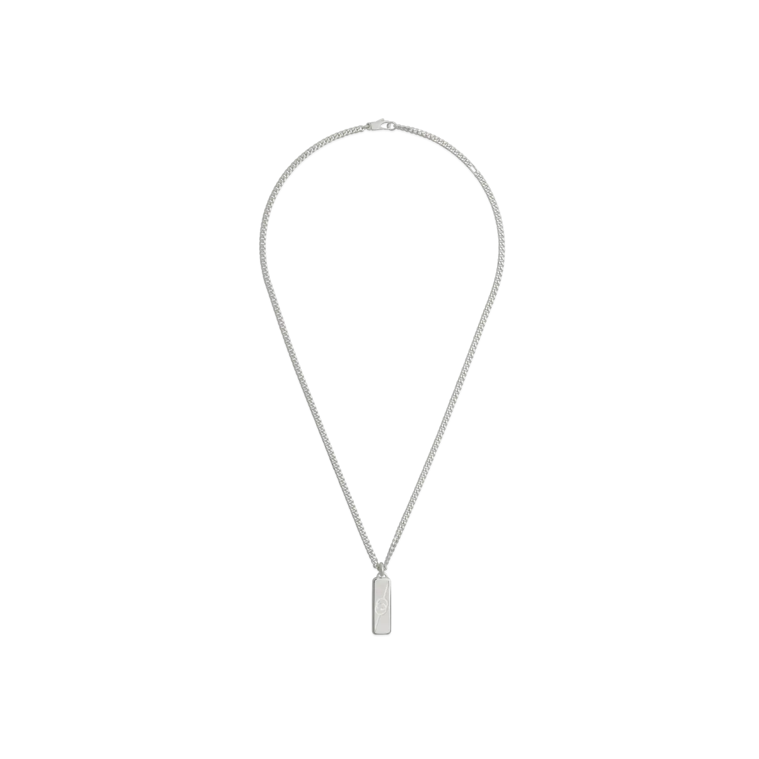 

Колье Gucci Tag из серебра с подвеской