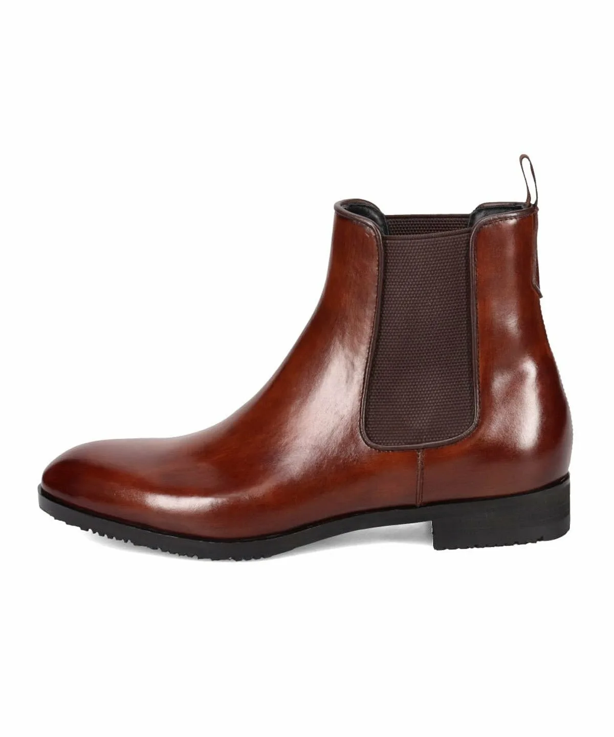 Туфли с боковой вставкой из искусственной кожи. Madras, Dark Brown — фото 2