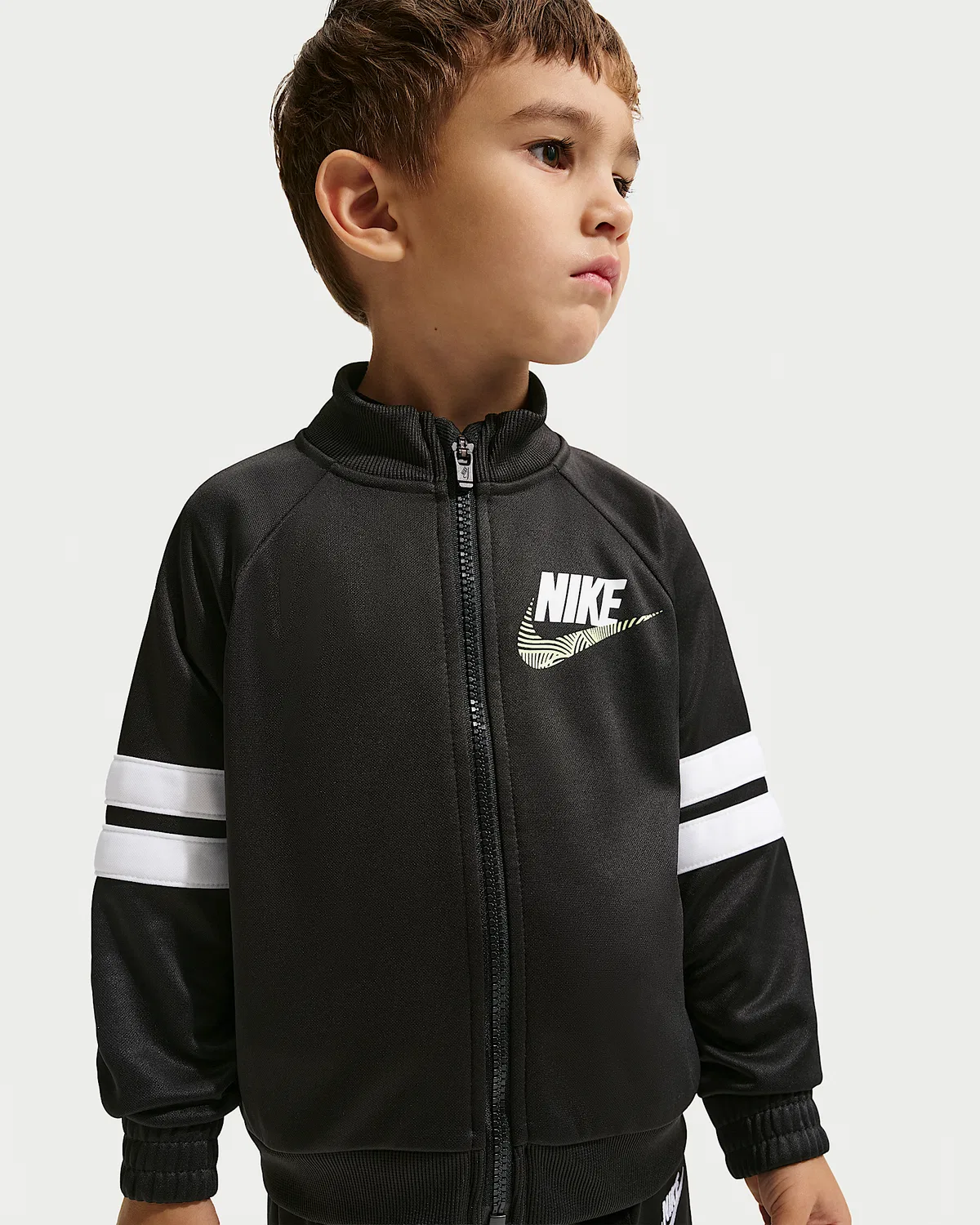 Детский спортивный костюм Nike Sportswear In The Zone Dri-FIT Oversized из 2 предметов, Black — фото 2