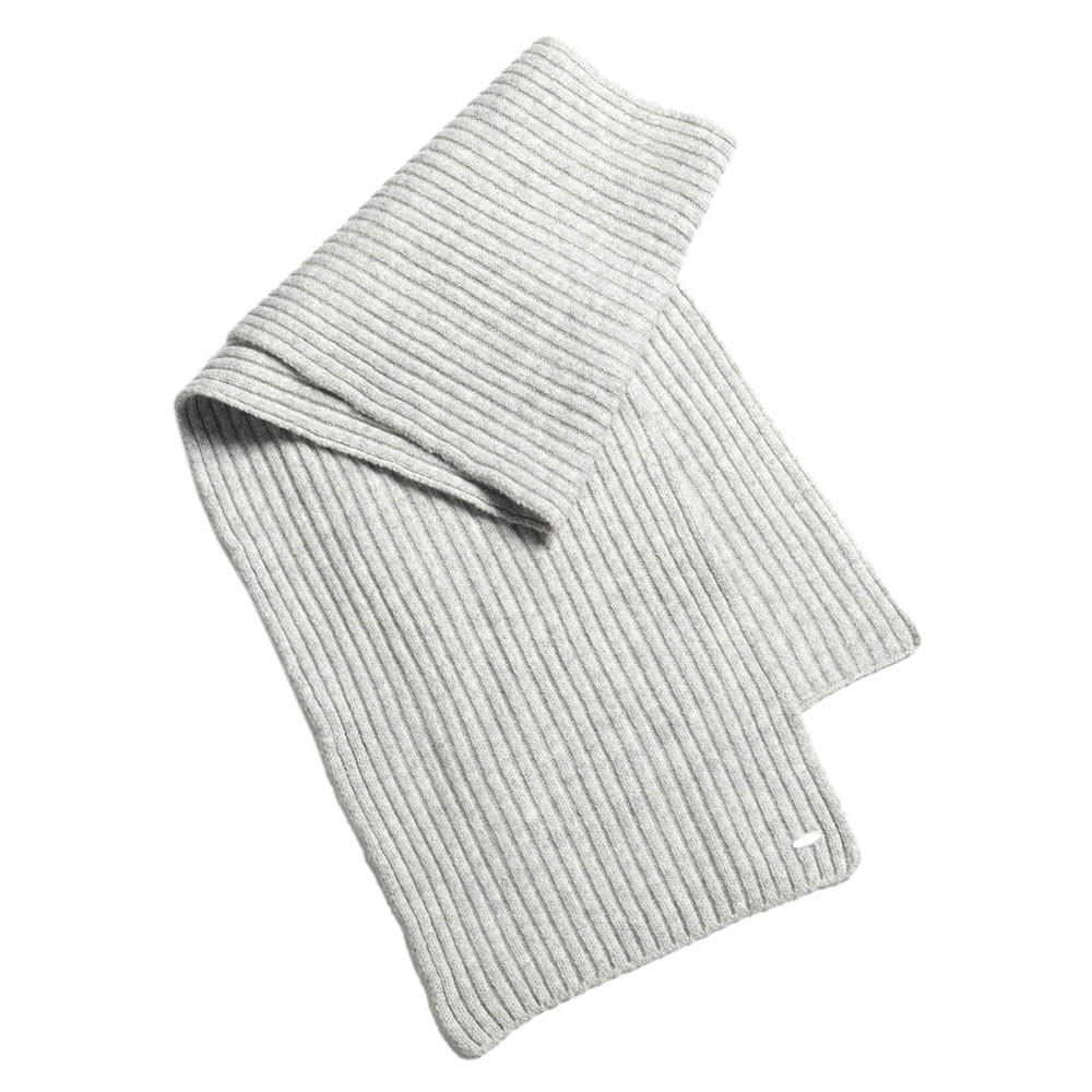 

Мужской шарф Canadian Hat Silvilla 2x2 в рубчик, Heather Grey