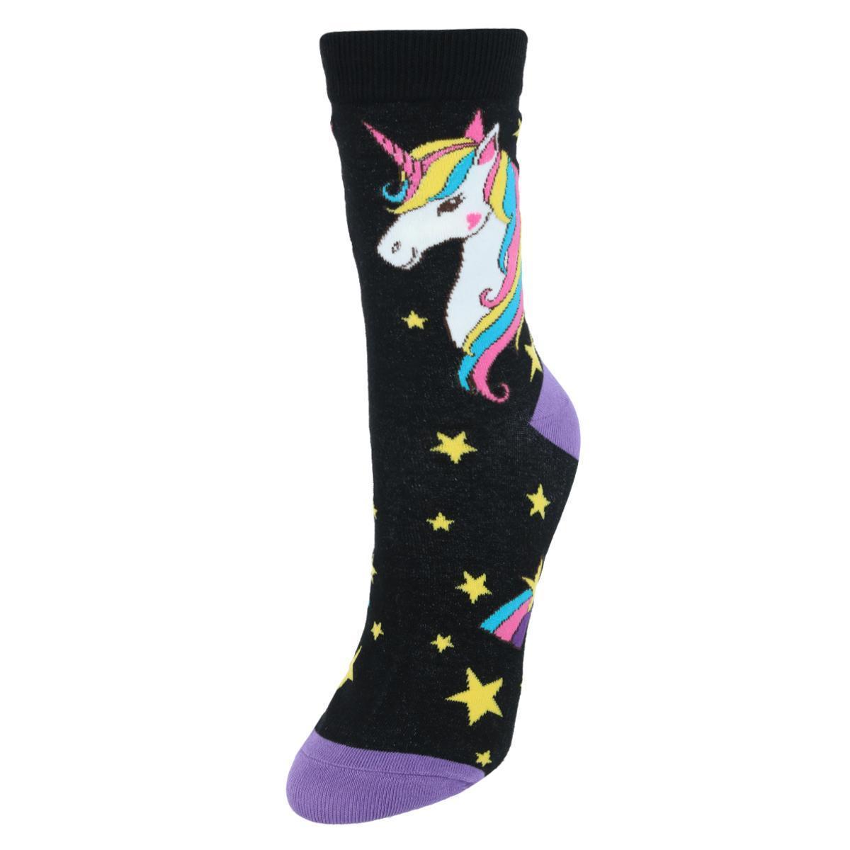 

Женские забавные и милые новинки, носки с животными (1 пара) CTM, цвет beautiful unicorn