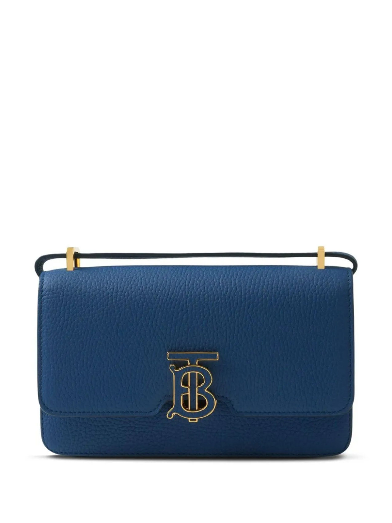 

Burberry мини-сумка с монограммой TB, синий